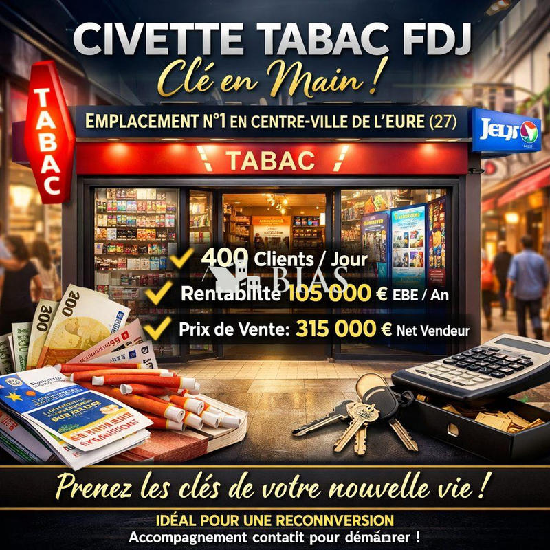 Fonds de commerce - 65 m²