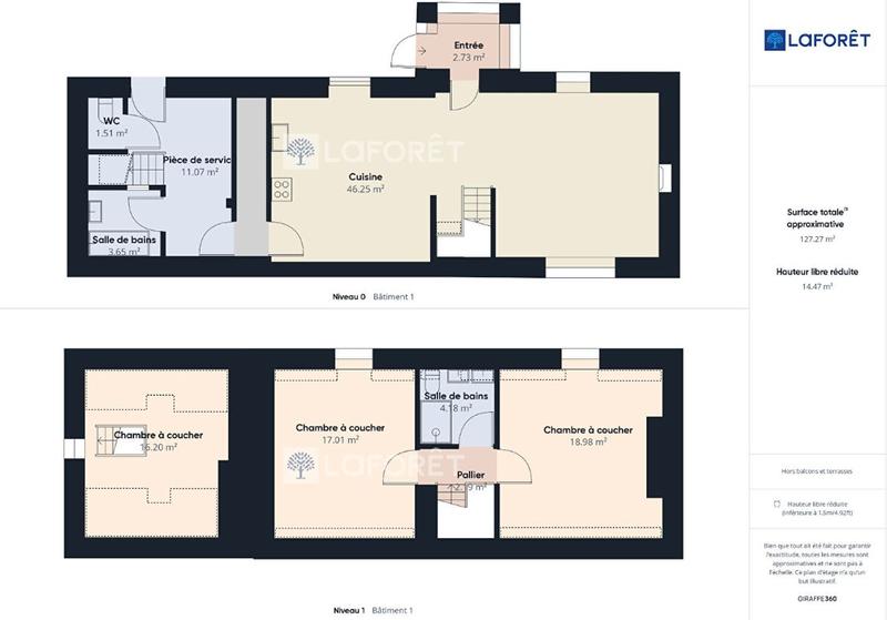 Maison - 98 m² - 4 pièces