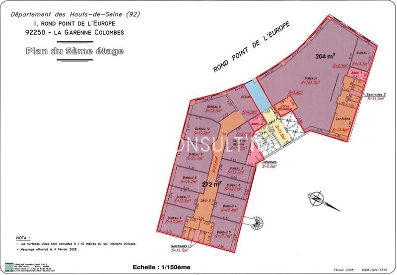 Bureau - 204 m²