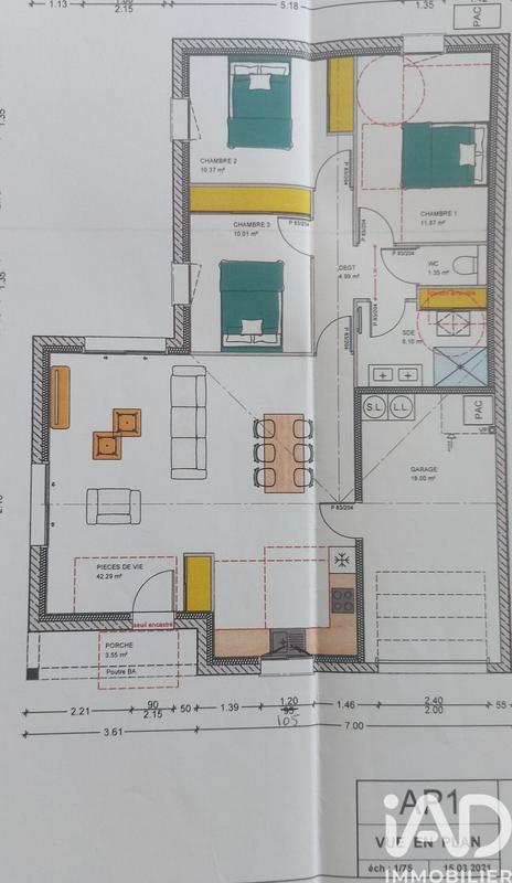 Maison - 87 m² - 4 pièces