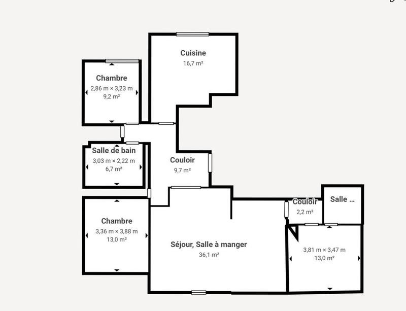 Appartement - 130 m² - 5 pièces