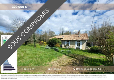 Maison - 163 m² - 6 pièces