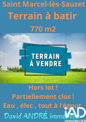 Terrain - 770 m²