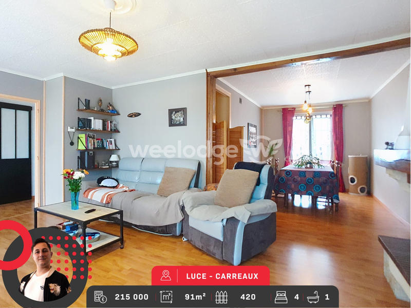 Maison - 91 m² - 6 pièces