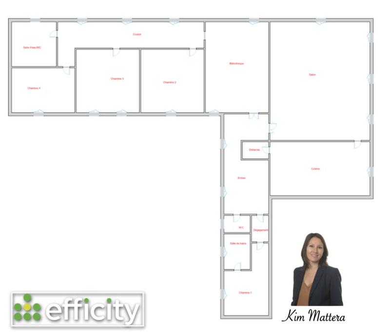 Appartement - 220 m² - 6 pièces