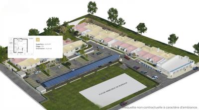 Appartement - 64 m² - 2 pièces