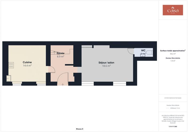 Maison ancienne - 79 m² - 3 pièces