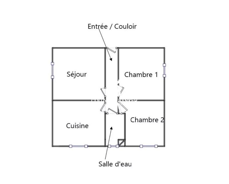 Appartement - 71 m² - 3 pièces