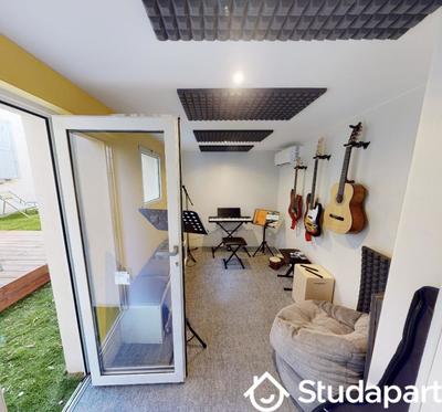 Chambre - 9 m² - 1 pièce