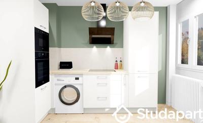 Chambre - 9 m² - 1 pièce