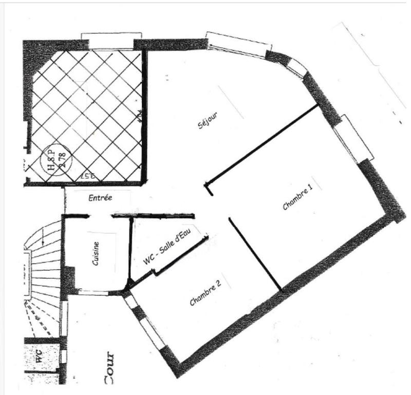Appartement - 53 m² - 3 pièces