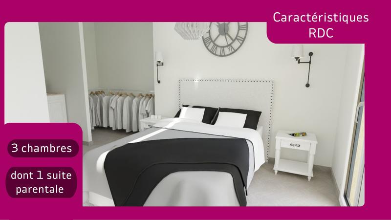 Maison - 110 m² - 3 pièces