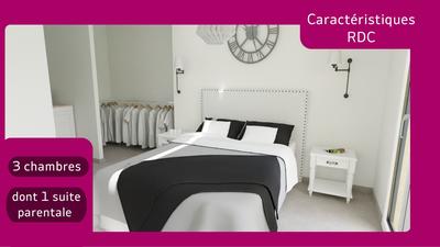 Maison - 110 m² - 3 pièces