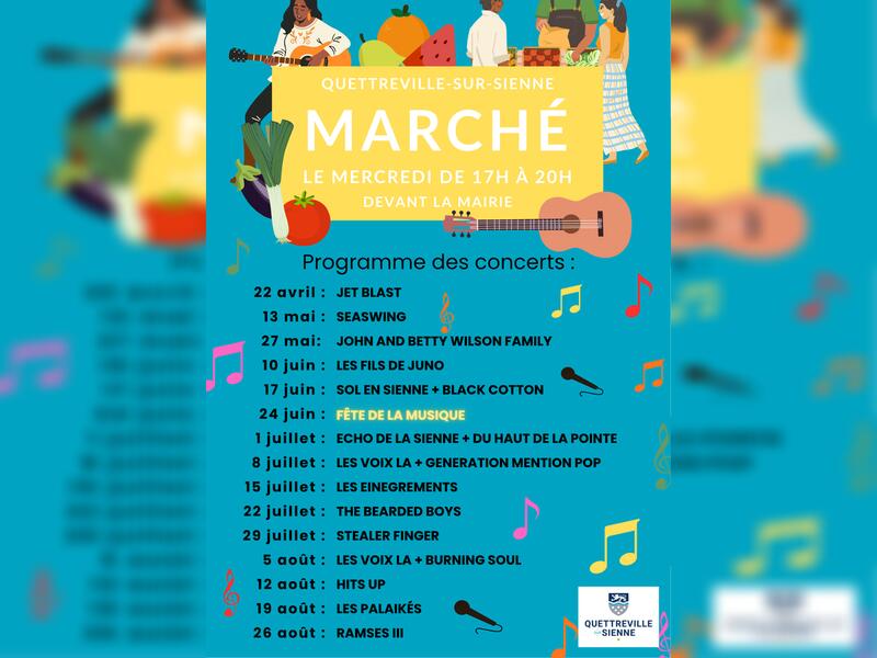 Concert au marché : Sol en Sienne + Black Cotton