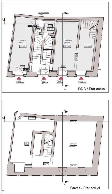 Immeuble - 214 m² - 3 pièces