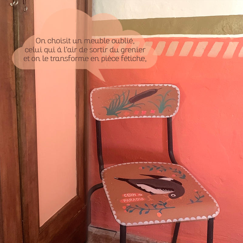 Stage de peinture sur mobilier à la Citronnerie