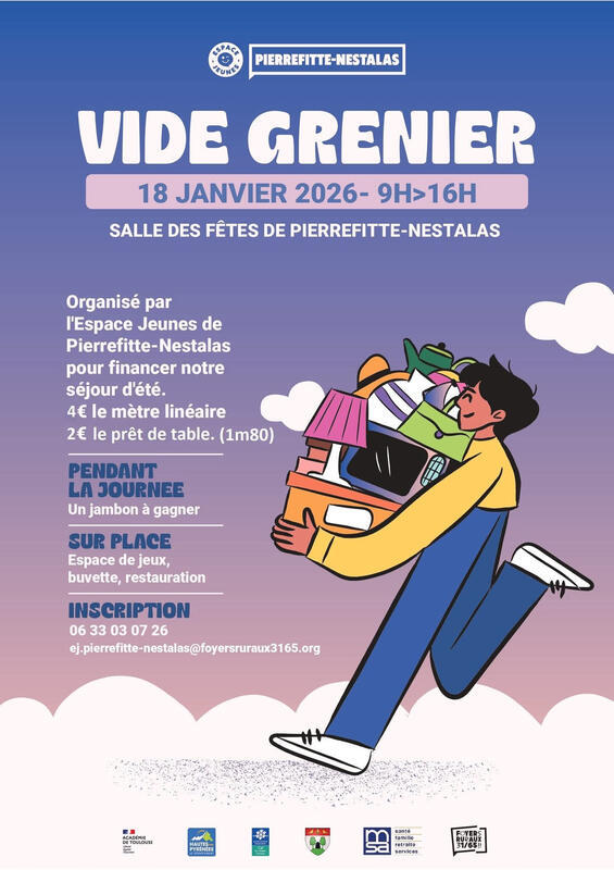Vide grenier de l'espace jeunes