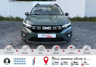 Dacia Jogger Tce 110Cv Bv6 7places 33 000Km*Moteur à chaîne*Garantie possible jusqu'à 60 mois*Ct Révision Ok*Pneus m+S*Sièges Chauffant*Phares led*Caméra de recul*Autoradio (+Commande aux volant) Bluetooth(Car play)*Climatisation Automatique bi-zone*Régul