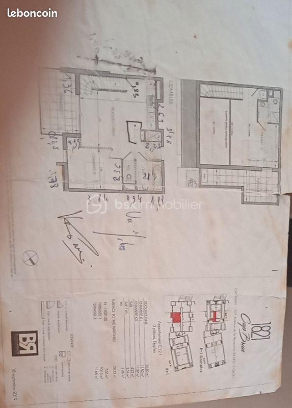 Duplex - 58 m² - 3 pièces