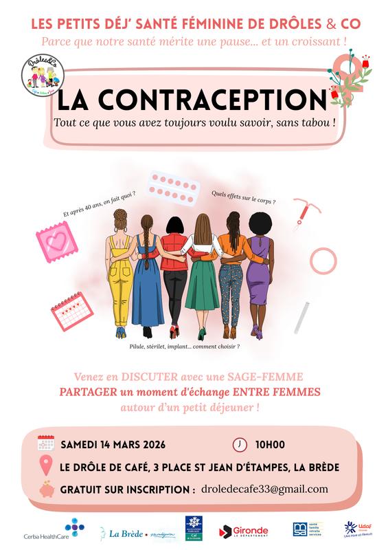 Les Petits Déj' Santé féminine de Drôles &amp; Co
