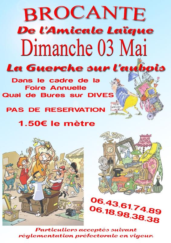 Brocante de l'Amicale Laique la Guerche