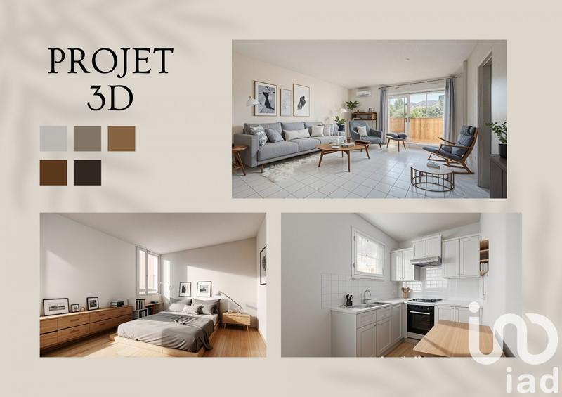 Appartement - 45 m² - 2 pièces