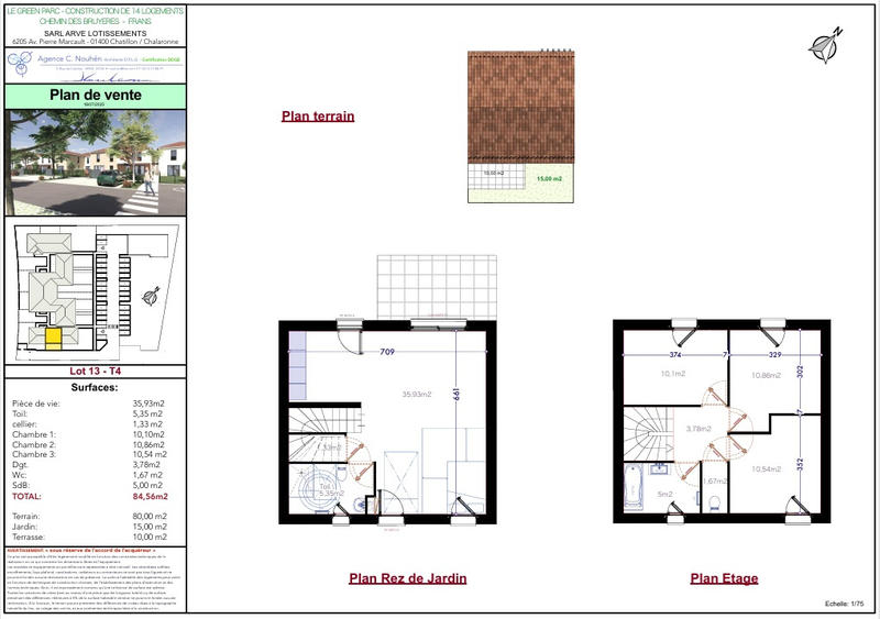 Maison - 85 m² - 4 pièces