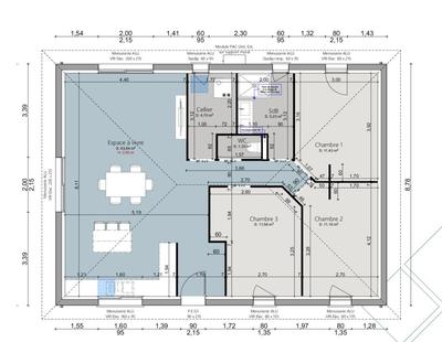 Maison - 92 m² - 4 pièces
