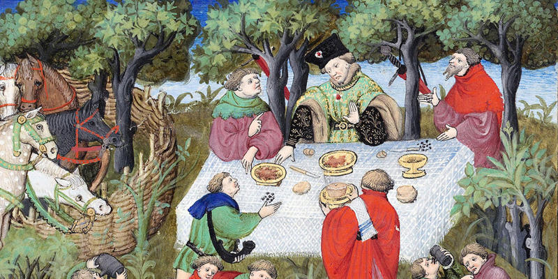 Repas de la chasse à Eugénie