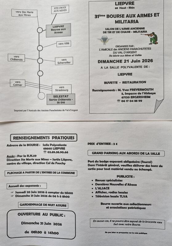 31ème bourse aux armes et militaria
