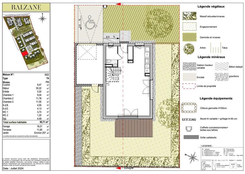 Maison - 96 m² - 4 pièces