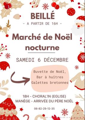 Marché de Noël nocturne