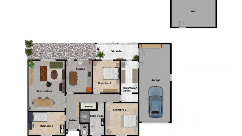 Maison - 95 m² - 4 pièces