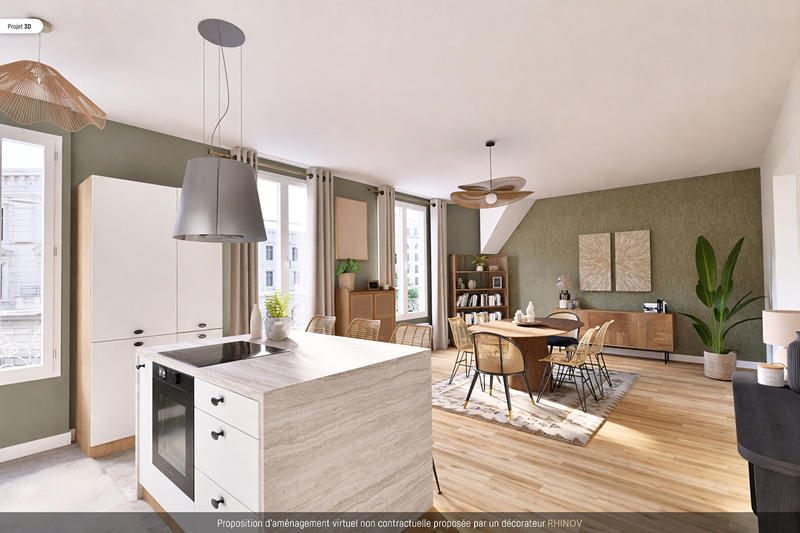 Appartement - 110 m² - 5 pièces