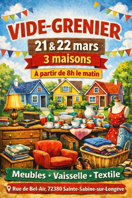 Vide grenier 3 maisons