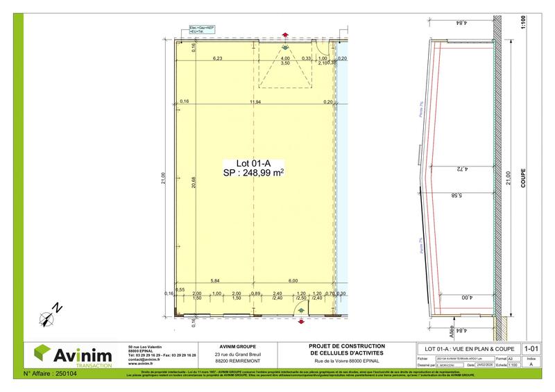 Local commercial - 249 m²