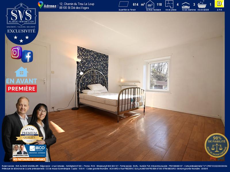 Maison - 118 m² - 4 pièces