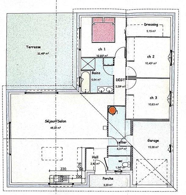 Maison - 106 m² - 4 pièces