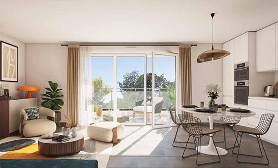 Appartement - 59 m² - 3 pièces