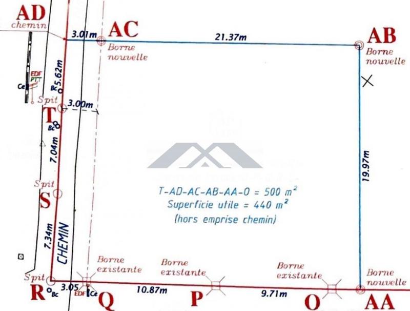 Terrain agricole - 512 m²