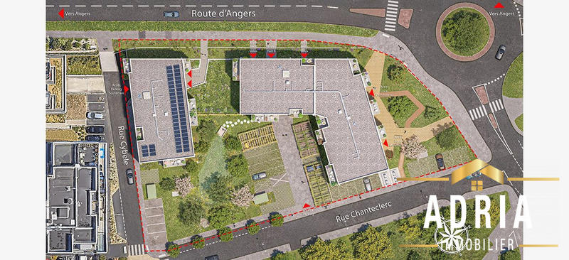 Appartement - 57 m² - 3 pièces