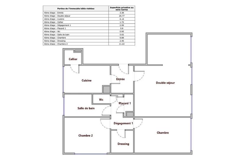 Appartement - 73 m² - 4 pièces