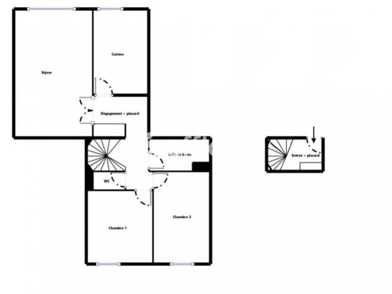 Appartement - 63 m² - 3 pièces