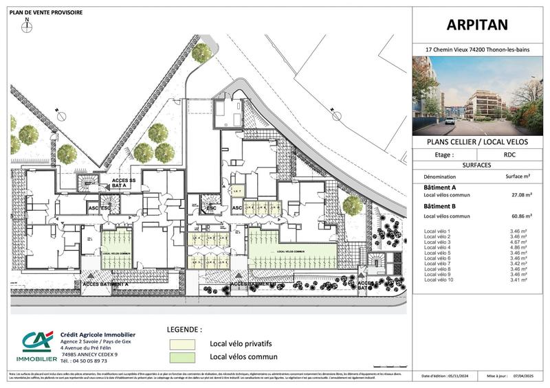 Appartement - 57 m² - 3 pièces