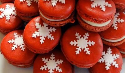 Pâtisserie pour adultes : Macarons de Noël