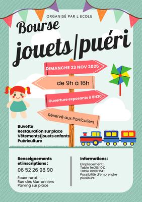 Bourse aux jouets - vêtements enfant - puériculture