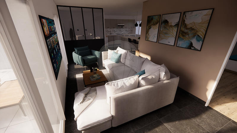 Appartement - 100 m² - 5 pièces