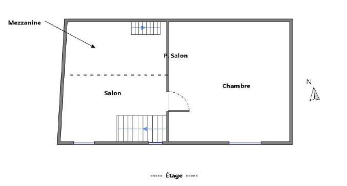 Maison de ville - 67 m² - 3 pièces