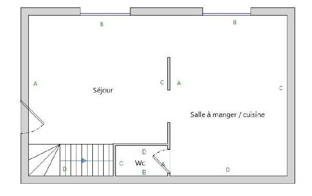 Maison - 63 m² - 3 pièces