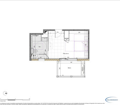 Appartement - 26 m² - 1 pièce
